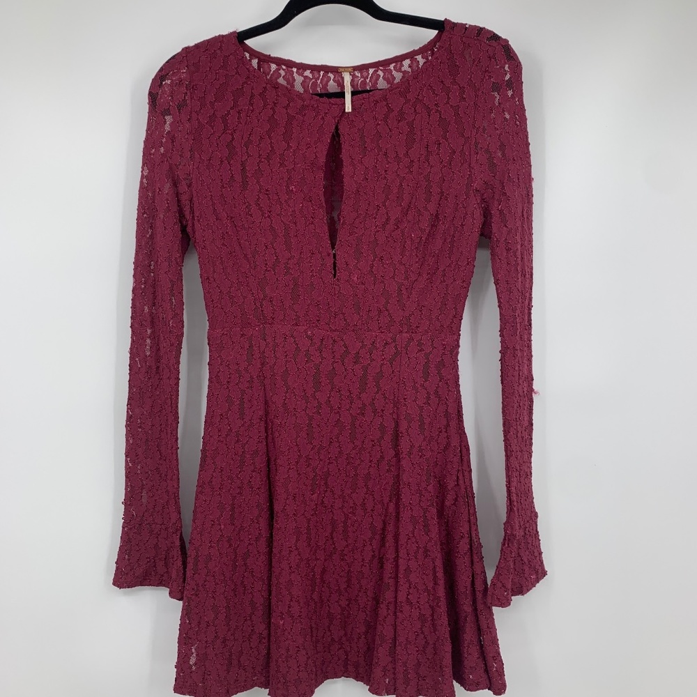 Free People womens dress small fit and‎ flare lace